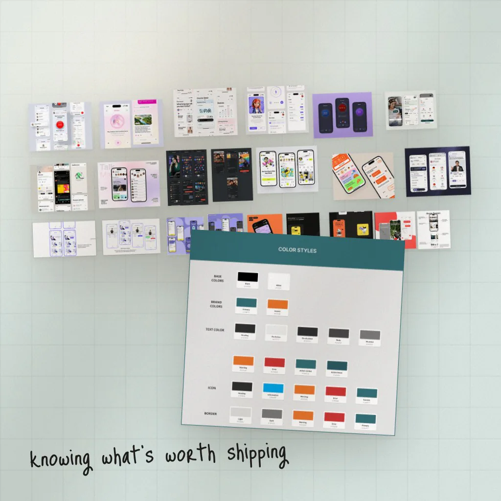 Sign Speak visual direction and colour tokens