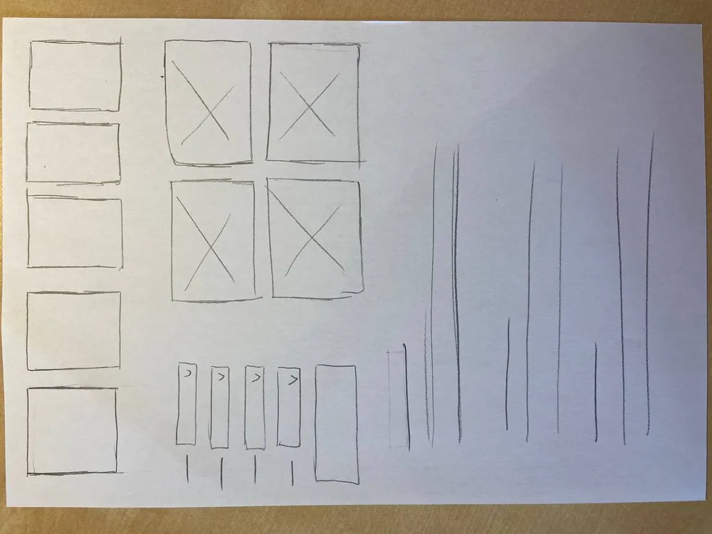 Paper sketch 4 of the shape finder
