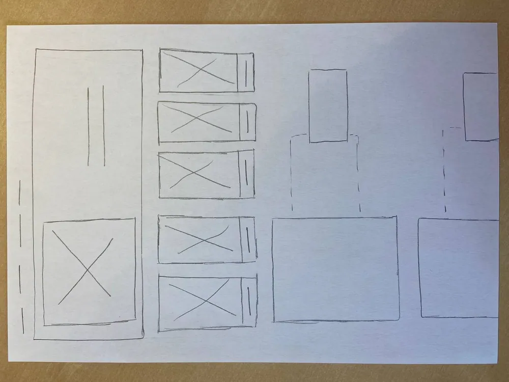 Paper sketch 5 of the shape finder